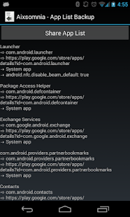 Aixsomnia - App List Backup Screenshots 4