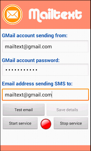 Mailtext SMS Text forwarder