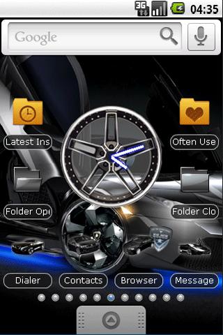 Android application Cool sports car Full Theme screenshort