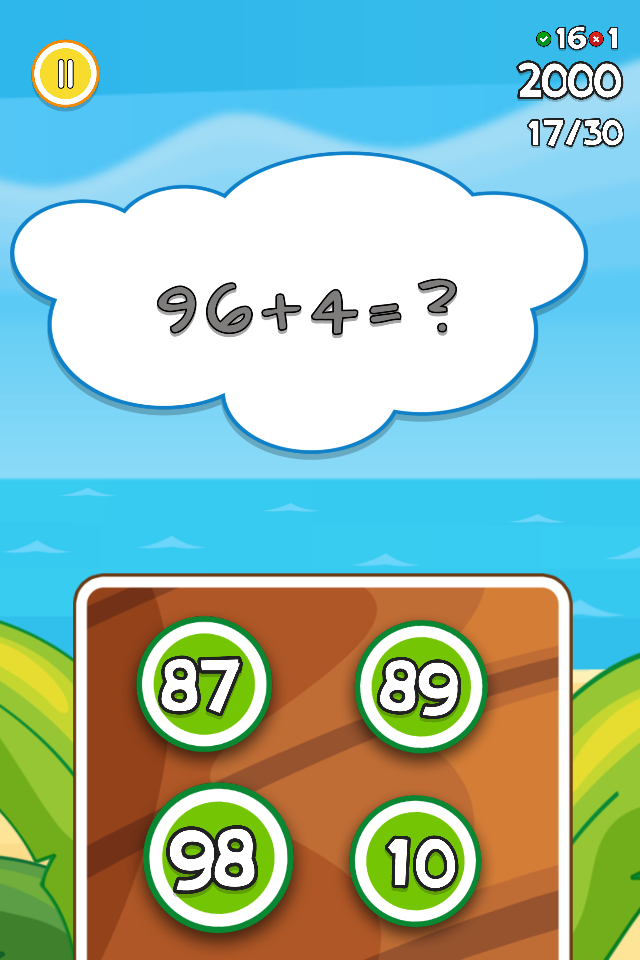 MEGA Addition 1-100 Screen 3