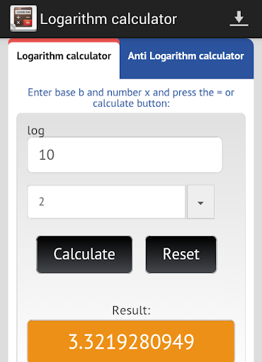 免費下載教育APP|Logarithm Calculator  formula app開箱文|APP開箱王