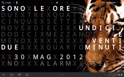 Text Clock Live Wallpaper poster 2