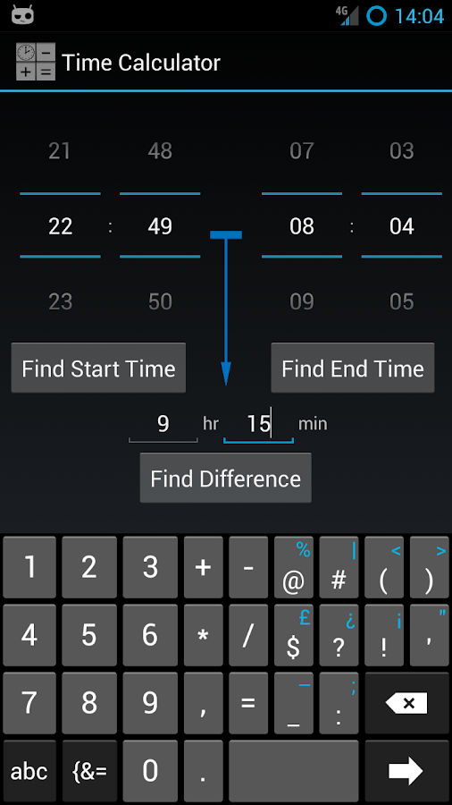 Time Calculator Android Apps on Google Play