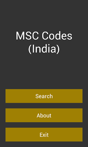 MSC Codes India