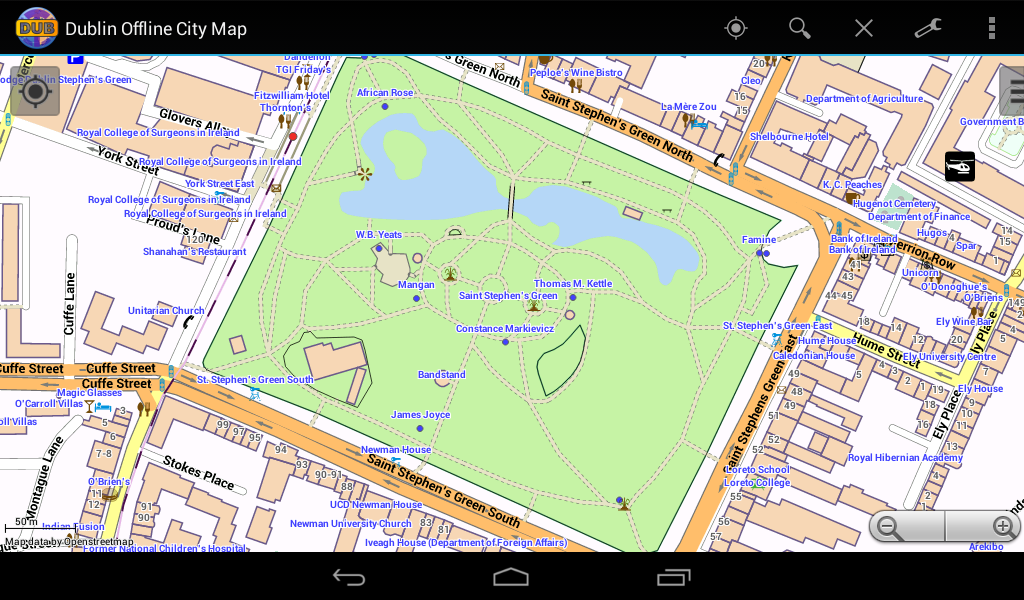 карта города оффлайн