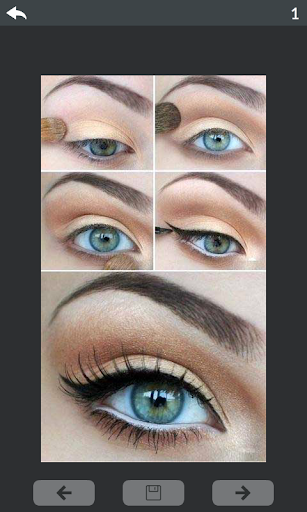 Eyes makeup step by step 3