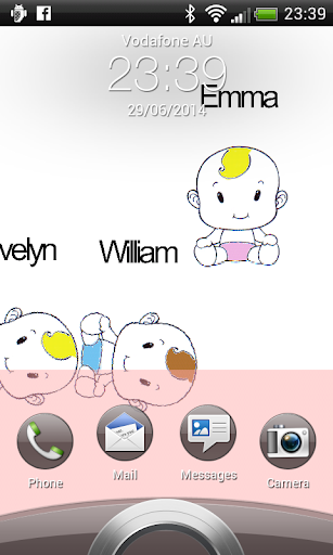 Baby Names Live Wallpaper