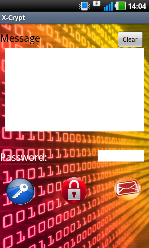Android application X-Crypt PRO screenshort