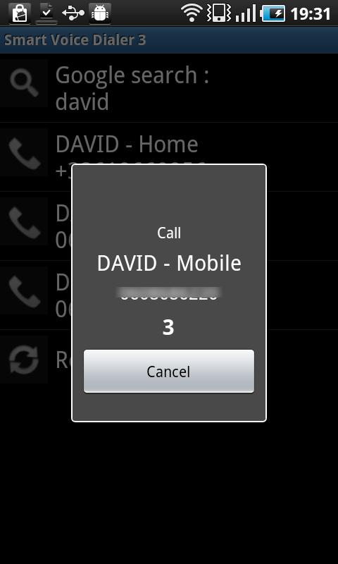 Smart Voice Dialer 3 Screen 3