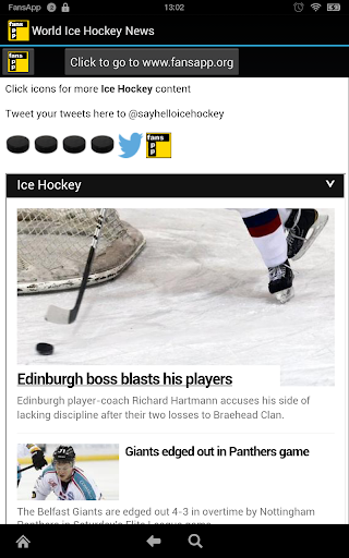 World Ice Hockey News FansApp