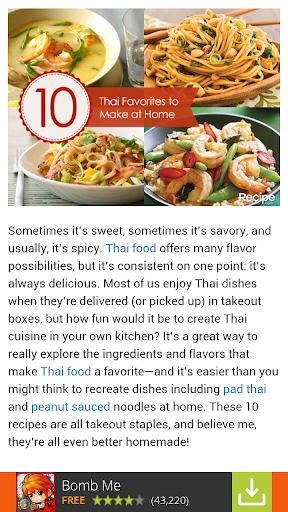 Thai Food Recipes Free