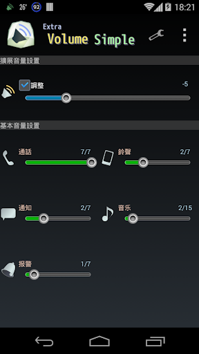 ExtraVolumeConfig 音量微調