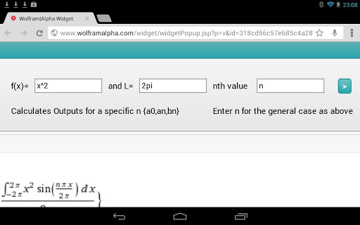 Fourier Series Calculator Gen