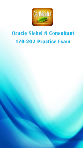 Oracle Siebel 8 Exam - 1Z0-202