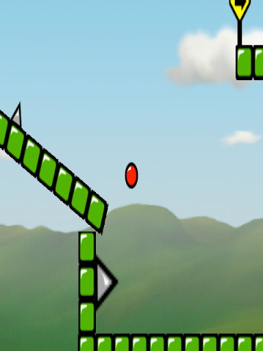 Red Bouncing Ball Spikes HD