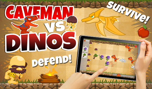 FREE Caveman Dino Tower Defend