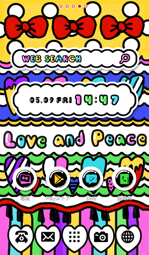 可愛換裝桌布★Love and Peace