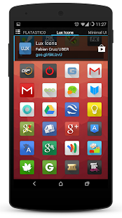 Lux - Apex, Nova, ADW Icons - screenshot thumbnail