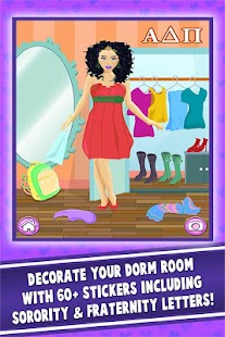 College Girl Dress Up Salon Fashion Makeover Game - náhled