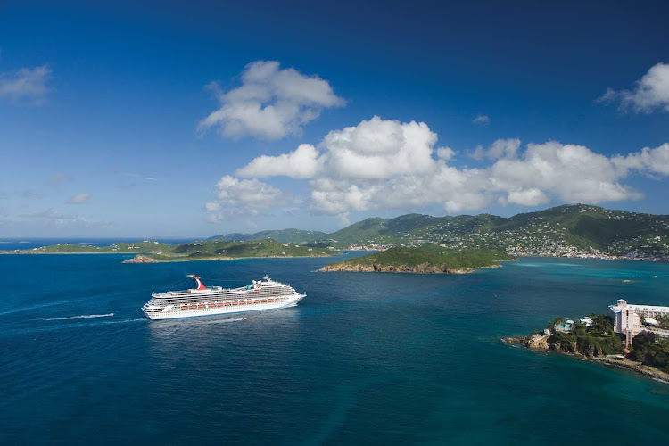 Carnival Valor cruises to the Bahamas and throughout the Caribbean.