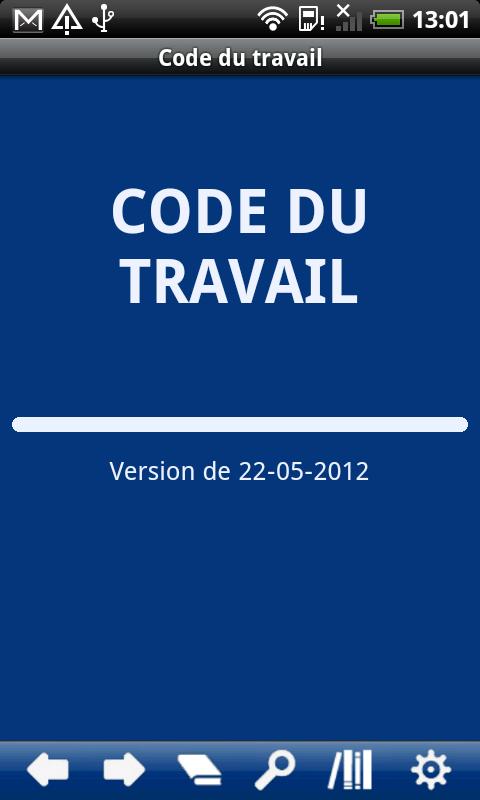 Android application French Labour Code screenshort