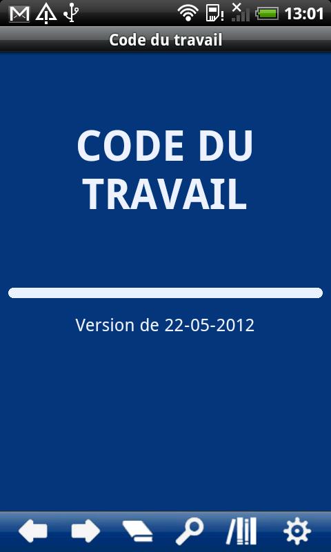 French Labour Code Screen 1