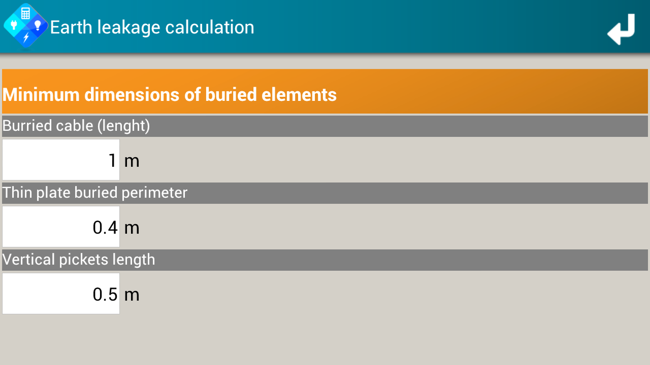 SEE Electrical Calculator - screenshot