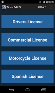 Captura de pantalla de la aplicacion Android DMV Driver License Review PRO