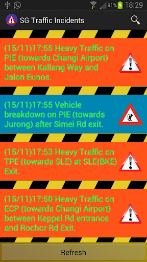 SG Traffic Incidents