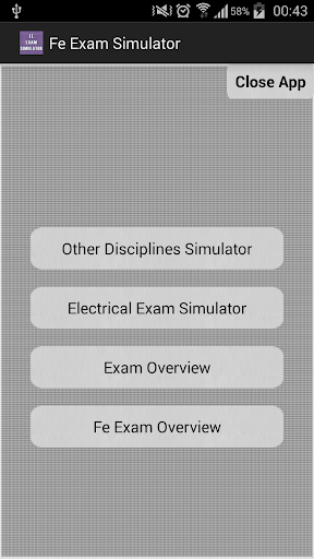 FE EXAM PRACTICE SIMULATOR