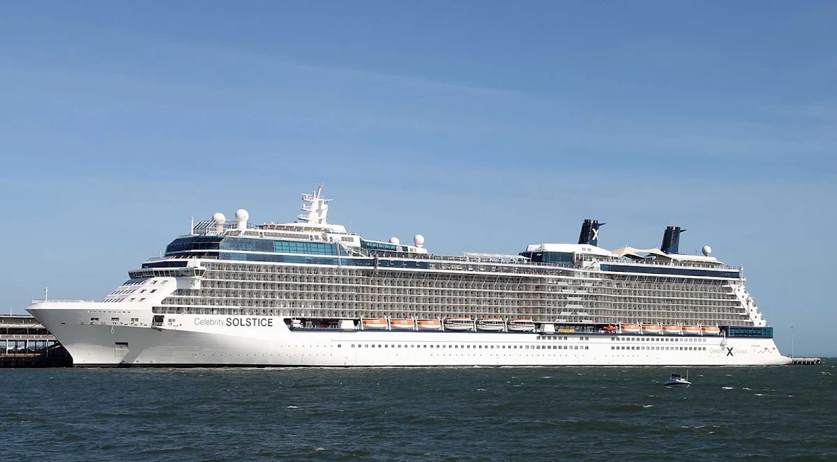 Celebrity-Solstice-Melbourne - Celebrity Solstice in Port Melbourne, Australia.