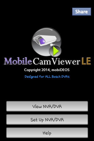 MobileCamViewer for BOSCH DVRs