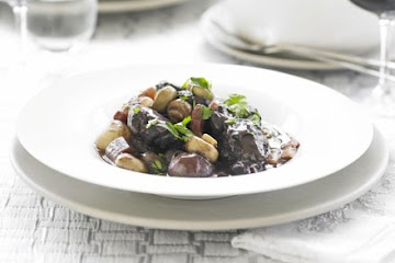 Braised beef in red wine