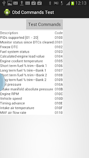 Free Download OBD Commands Test APK for Android