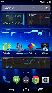  ‪3C Battery Monitor Widget Pro‬‏- صورة مصغَّرة للقطة شاشة  