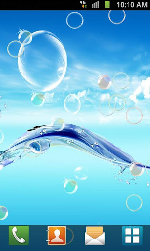 Water Bubble live wallpaper