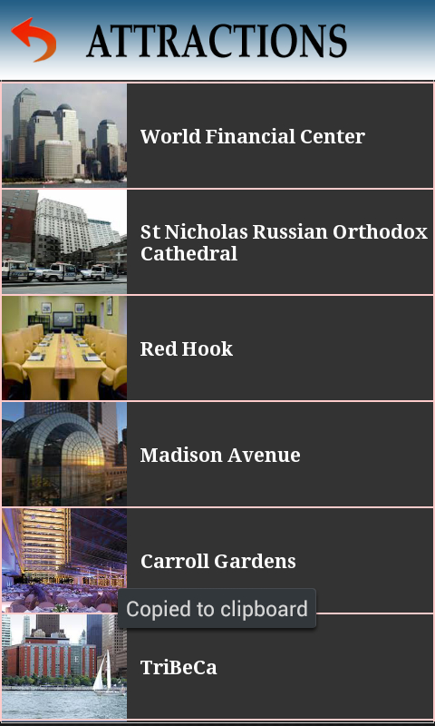 NEW YORK TRAVEL GUIDE Screen 3