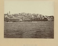 Gezicht op Jaffa vanaf zee