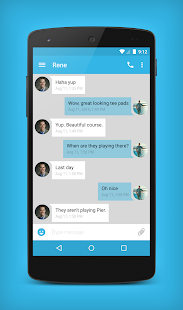 Lastest EvolveSMS Theme Blue Hang APK