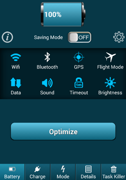   Poupa Otimiza Bateria Android: captura de tela 