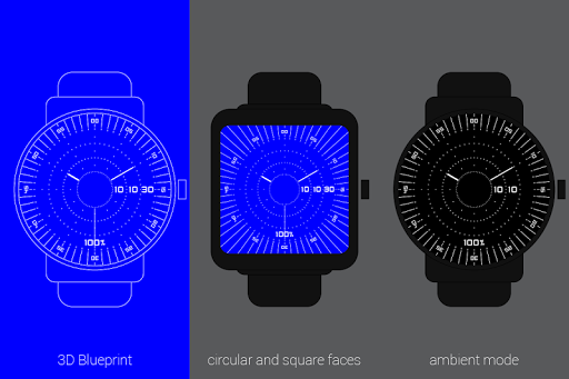 免費下載個人化APP|3D Blueprint Watch Face app開箱文|APP開箱王