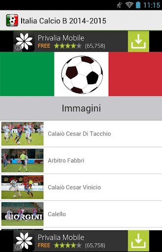 【免費運動App】Italia Calcio B 2014-2015-APP點子