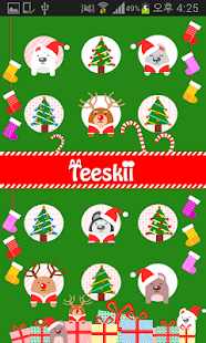 Lastest Teeskii Winter X-mas 카카오톡 테마 APK for Android