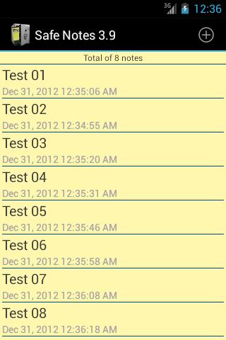 Safe Notes Android