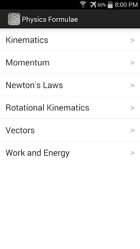 Physics Formulae