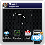 Cover Image of Download NP Blue Metal Theme 1.2 APK