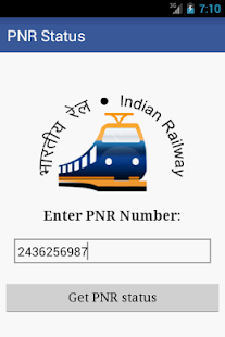 PNR Status Info Indian Railway Screenshots 1