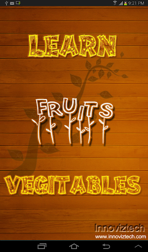 Fruits and Vegetables