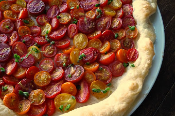 Heirloom Cherry Tomato Tart