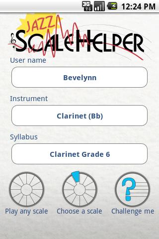 Jazz ScaleHelper Screen 1
